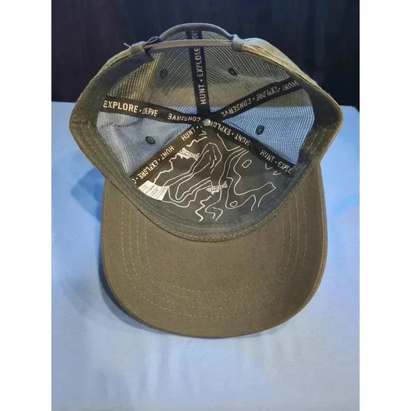 North Dakota Trucker Unisex Hat OS RepYourWater Green Embroidered Snapback‎ Mesh - Picture 7 of 10